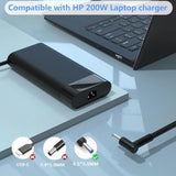 90W Ac Dc Adapter Charger For Hp Pavilion All-In-One Desktop Pc 20-B312 20-B31