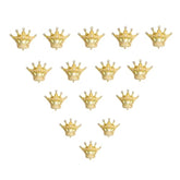 15 Pcs Mini Gold Crown Foil Balloons – Party Decorations for Birthday, Anniversary, Baby Shower & Celebration Supplies