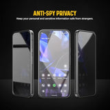 Tempered Glass For Google Pixel 9 Pro Xl Privacy Screen Protector (Fingerprint Unlock Compatible) With Easy Install Alignment Applicator (6.8")