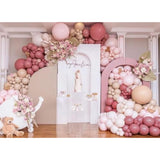 Dusty Pink Balloon Arch Kit - 112PC Boho Party Garland