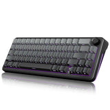 K65 Wireless Mechanical Gaming Keyboard, Trip-Modes Connection, Gasket Custom Hot-Swap Keyboard, RGB Backlit, Pre-lubed Linear Switches, Side