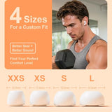 Replacement Ear Tips Compatible with AirPods Pro 3rd Generation Silicone Earbud Tips with Cleaning Pen, Secure Fit, Noise Isolation, Soft Comfort Ear