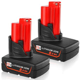 2 Pack 12V 8.0Ah Replacement Battery Compatible With Milwaukee 8Ah 48-11-2401 Li-Ion Battery 48-11-2420 48-11-2411 48-11-2440 48-11-2402 Tools