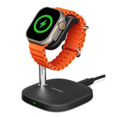 Watch Charger Stand For Apple Watch, Fast Charging For Apple Watch 10/Ultra 2/Ultra/9/8/7/6/5/4/3/Se 2, Compatible With Airpods 4/Airpods Pro 2, 505A (Black)