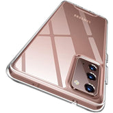 For Samsung Galaxy Note 20 Case, Crystal Clear Shockproof Protective Durable Slim Fit Phone Cover For Galaxy Note 20 5G With Transparent Hard Pc Scratch-Resistant Back & Soft Silicone Edge