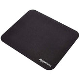 Square Mouse Pad, Cloth With Rubberized Base, Standard, Black, 12.4L X 10.6W Inches
