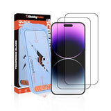2Pcs Chubbyshield Ultra For Iphone 16 Pro Max Hd Tempered Glass Screen Protector, Ultra-Easy Install Box, Auto Dust-Elimination & Bubble Free