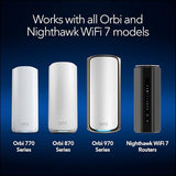 Wifi 7 Wall Mount Kit (Rbewm-10000S) Compatible With Orbi & Nighthawk Wifi 7 Systems, White