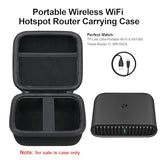 Carrying Case For Tp-Link Ultra-Portable Wi-Fi 6 Ax1500 Tl-Wr1502X/ Ax3000 Tl-Wr3002X Travel Router, Wireless Hotspot Router Storage Holder,Extra Mesh Pocket Fits Power Adapter Cable,Champagne