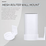 Adhesive Deco M4 & S4 Wall Mount Holder Suitible For Tp-Link Wifi Mesh, Strong Vhb Tape Bracket, No Screws, Drilling & No Tools Needed, Easy To Install, White By (Single)