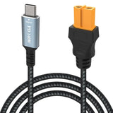 Type-C Male To Xt60 Female Charging Cable 3.3Ft, Xt60 Adapter Cable, Xt60 Fast Charging Cable Up To 140W, Output 28V 5A Max. Compatible For Tool-Kitrc M7 M6 M6D M8S Charger - 1M