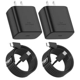 45W Super Fast Charger Type C 10Ft, Usb C Wall Charging And Android Phone Charger Cable For Samsung Galaxy S25/S25 Ultra/S25+/S24 Ultra/S24 Plus/S24+/S23 Ultra/S23+/S22 Ultra/S22 Plus/Note 20,2 Pack