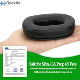 Geekria Replacement Ear Pads Compatible with Logitech G Pro/Prox/ 433/233/ ProX2 Headphones Ear Cushions, Repair Parts with Video Guide (Black)