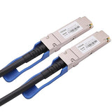 100Gbe Qsfp28 Dac Twinax Cable, 0.5 Meter 100Gbase-Cr Passive Copper Cable, Compatible For Mellanox Mcp1600-C0005, With Blue Pull Tab