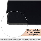 SaiTech IT 50 Pack Mouse Pad with Stitched Edges Non-Slip Rubber Base, Premium-Textured and Waterproof Mousepads Bulk, Mouse Pad for Computers, Laptop (8.66 x 7.1 Inch) - Black