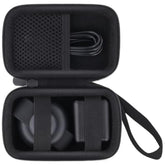 co2CREA Case for Anker MagSafe UFO 3-in-1 MagGo Wireless Charger Station 15W Foldable Travel Charging Pad, Hard Travel Case Compatible with Anker MagGo Charging Station and Adapter (Black Case)