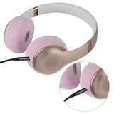 Geekria 2 Pairs Flex Fabric Headphones Ear Covers - Product Safety Certified - Washable & Stretchable Protectors for Over-Ear Headsets, Sweat Pads for Gym, Gaming (Size S/Pink)