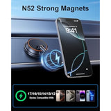 15W Fast Charging Wireless Car Charger For I Phone 16 15 14 13 12 Pro Max Plus Mini Magsafe Cases, Strong Vacuum Magnetic Suction Phone Holder For Car Dashboard Windshield Mirror