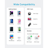 Anker 310 USB C to Lightning Cable(6FT,2Pack, Black), MFi Certified for iPhone 14 Series, and More(Charger Not Included)