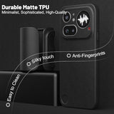 Case for Nothing Phone 4a Pro, Frosted Shield TPU Bumper Back Cover Slim Fit Shockproof Protective Phone Case for Men Women Black