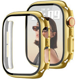 42mm Case Compatible with Watch Series 10/11 with HD Tempered Glass Screen Protector, Hard PC Case Full Coverage Protective Anti-Scratch Bumper