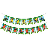 Officially Licensed Wild Kratts Birthday Party Supplies - 1 Pre-Strung Happy Birthday Banner - Wild Kratts Birthday Party Supplies