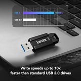 256Gb Jumpdrive S80 Usb 3.2 Gen 1 Flash Drive For Storage Expansion And Backup, Up To 150Mb/S Read, Black (Ljds080256G-Bnbnu)