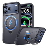 360° Magnetic Stand for iPhone 17 Pro Case, Black