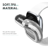 10-Pack Tpu Bumper For Fitbit Versa 3 Screen Protector, Crystal Diamond Bling Case Hd Full Protective Cover For Men Women, Fitbit Versa 3/Fitbit Sense Smartwatch, 10 Colors