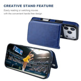iPhone 17 Pro Wallet Case with Credit Card Holder, Blue