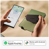 Card Rechargeable Wallet Tracker Card, Bluetooth Tracker, Item Locator, Passport Finder Compatible With Apple Find My Or Find Hub With Call Your Phone & Out Of Range Alerts