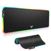 Extra Large Rgb Gaming Mouse Pad14 Light Modes, Extended Soft Led Mouse Pad, Antislip Rubber Base, Computer Keyboard Mousepad Mat (31.5 X 12 Inch)