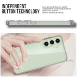 For Samsung Galaxy S24-Fe Case: Military-Grade Shockproof Phone Cover With Tempered Glass Screen Protector, Anti-Scratch & Reinforced Bumpers - Crystal Clear
