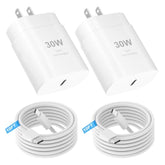Iphone 16/15 Pro Max Charger - 30W Usb Type-C Fast Charging With 10Ft Cable For Iphone, Ipad, Samsung Galaxy