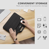 13 Inch Puffy Laptop Sleeve Carrying Case For Macbook Air 13 M3 2024/Macbook Pro 14 M3 M2 M1/Ideapad Flex 5 Gen 8 14"/14" Lenovo Yoga 9I 7I/Thinkpad X1 Carbon/14 Thinkpad T14,Black