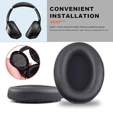 Wh-1000Xm4 Replacement Ear Pads, Soft Leather Cushions Noise Isolation Ear Pads Compatible With Sony Wh1000Xm4 Headphones Cover Repair Parts