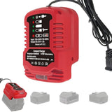 Makita 18V Lithium Battery Charger Replacement - Compatible With Makita 18V Bl1850, Bl1840B, Bl1820, Bl1815, Bl1860 Power Tool Batteries (Not For 14.4V)