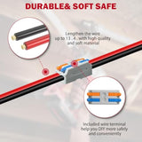 2 Packs Power Wheel Adapter For Bauer 20V Battery Adapter Power Wheels Battery Converter Kit With Fuses & Wire Terminals, 14Awg Wire, Power Connector For Diy Rc Car Toys, Robotics And Rc Truck