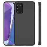 Compatible With Galaxy Note 20 Case Liquid Silicone Case Gel Rubber Bumper Slim Fit Phone Case For Samsung Galaxy Note 20 5G 2020, Black