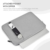 14 Inch Laptop Sleeve Case For Hp Lenovo Dell Asus Acer Chromebook 14, Hp Stream 14, Dell Xps 15, Inspiron 14, Lenovo Ideapad 14, Asus Zenbook 14, Razer Blade 15 Water-Resistant Computer Bag -Grey