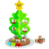 My First Christmas Tree For Toddlers: Kids Christmas Tree Toy Set With Diy Train Set&Tracks,18 Colorful Decorations Sensory Developmental For Little One Xmas Birthday Gifts For Boys & Girls