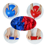 200pcs Red & Blue Balloons for Birthday, Wedding, Baby Shower and Party Decoration