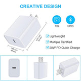 Usb C Fast Charger For Google Pixel 9A 9 Pro Xl Fold 9 8A 8 Pro 7A 7 7 Pro 6 6 Pro 6A 5 4 4A 4Xl 3A 3Xl 2 Xl, Samsung Galaxy A16 A15 A14 5G S25 S24, 20W 3A Pd Power Adapter With 6Ft Type C To C Cable