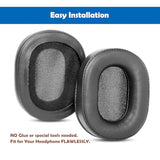 Breathable&Durable Replacement Earpads Cushion Compatible With House Of Marley Positive Vibration Xl Anc Wireless Headphone Ear Pads With Mesh Fabric And Memory Foam
