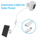 Extension Cable - 2-Pack, Compatible With Ring 2Nd Gen & Small Solar Panels