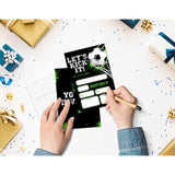 Soccer Birthday Invitations, Soccer Birthday Party Invitations For Boys Girls Kids, Football Sports Fill In Party Invites, Decorations, Favors, 20 Invitations With Envelopes (B06)