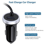 3.4A USB-C Car Charger with 3ft Cable for Samsung, LG, Moto, Google Pixel
