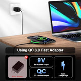 Samsung Wireless Charger Fast Charging Pad For Galaxy S25 Ultra/S24 Plus/S24 Fe/S24Ultra/S23+/S22/S21/S20,15W Wireless Phone Charger Android Charging Station Mat For Google Pixel 9 Pro 8A With Adapter