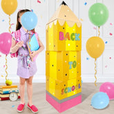 Welcome Back To School Decorations 4Pcs Big Pencil Boxes For First Day Of School Classroom Decorations New Term Begins Party Supplies