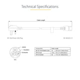StarTech.com 6ft (1.8m) UK Computer Power Cable, 18AWG, BS 1363 to C13, 10A 250V, Black Replacement AC Power Cord, Kettle Lead / UK Power Cord, PC Power Supply Cable, TV/Monitor Power Cable (PXT101UK)